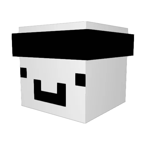 Zynx_ZX Minecraft avatar head, 3D render