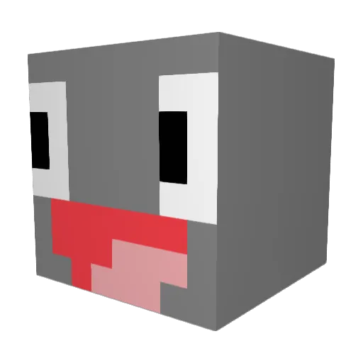Zynxmc0 Minecraft avatar head, 3D render
