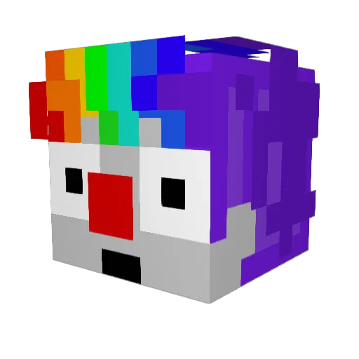 ZyonN67 Minecraft avatar head, 3D render