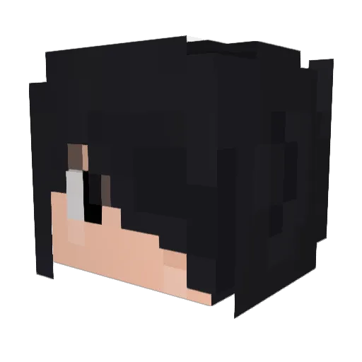 Zyorksyen Minecraft avatar head, 3D render