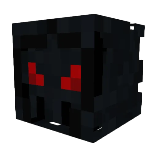 Zypaxus Minecraft avatar head, 3D render