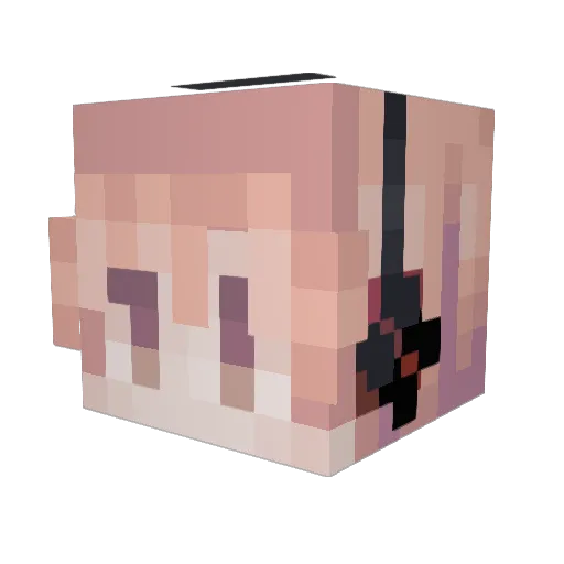 Zype__ Minecraft avatar head, 3D render