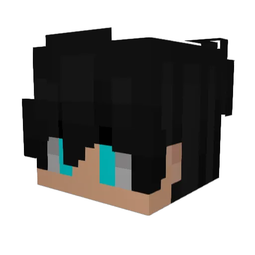 ZypherCinder Minecraft avatar head, 3D render