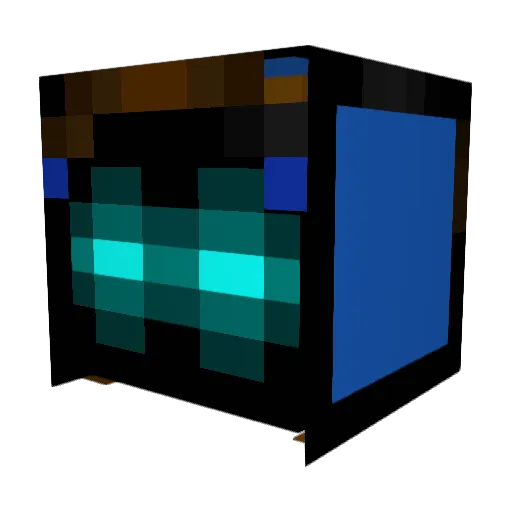 Zyphix Minecraft avatar head, 3D render