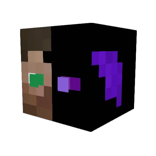 ZyphonGaming Minecraft avatar head, 3D render