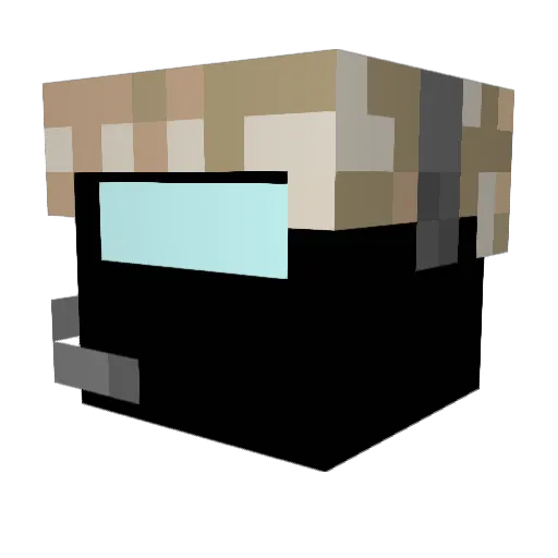 ZyphoxMC Minecraft avatar head, 3D render