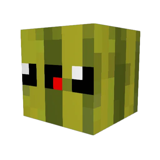 ZyphsDisciple Minecraft avatar head, 3D render