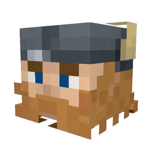Zyphus99 Minecraft avatar head, 3D render