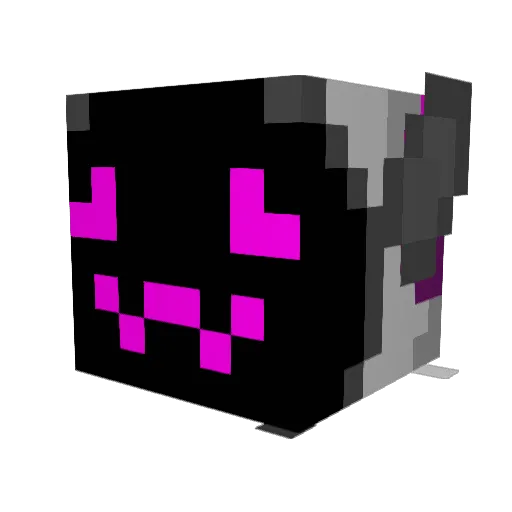 Zypn1Z Minecraft avatar head, 3D render