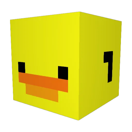 Zyppey Minecraft avatar head, 3D render