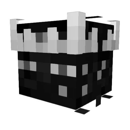 Zyrerz Minecraft avatar head, 3D render