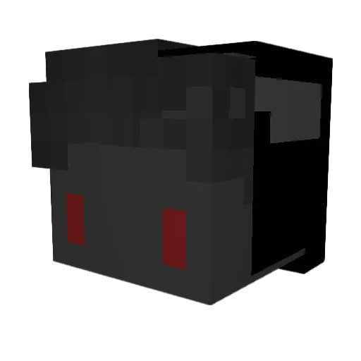 ZyrexTheReal Minecraft avatar head, 3D render