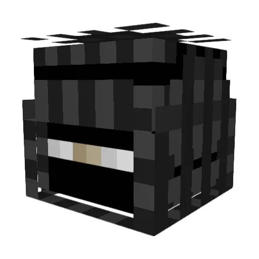 Zyro_GO Minecraft avatar head, 3D render