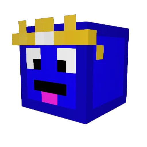 Zyron__ Minecraft avatar head, 3D render