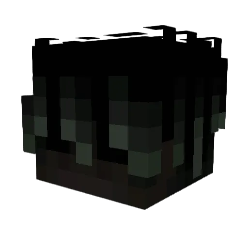 Zyroqt1 Minecraft avatar head, 3D render