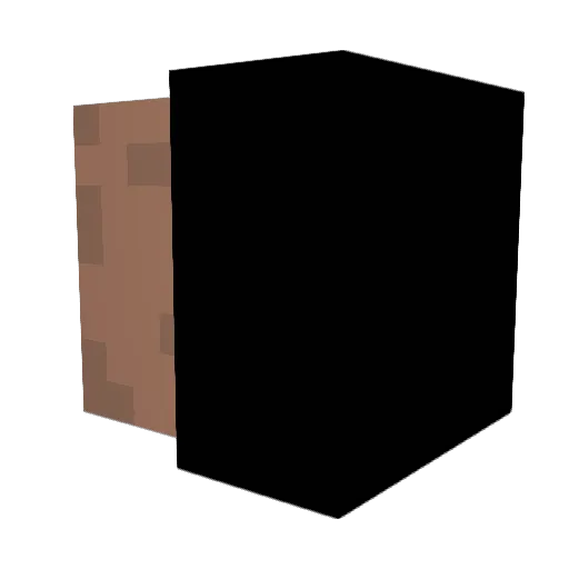 Zyszeg Minecraft avatar head, 3D render