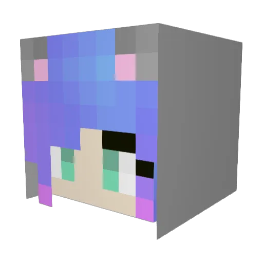 Zytho1 Minecraft avatar head, 3D render