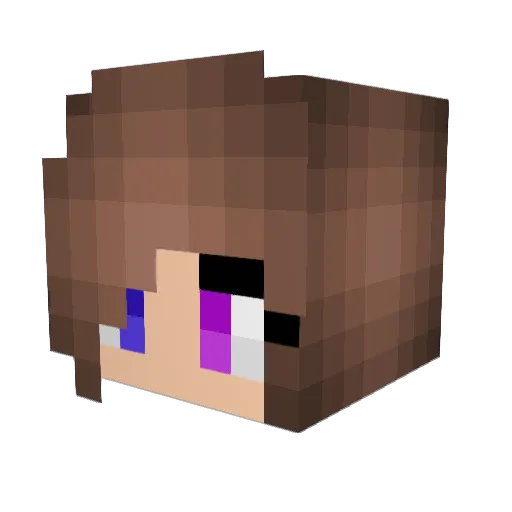 Zytred Minecraft avatar head, 3D render