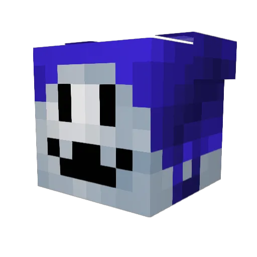 Zytten13 Minecraft avatar head, 3D render