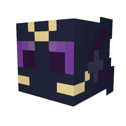 ZyveFurr Minecraft avatar head, 3D render