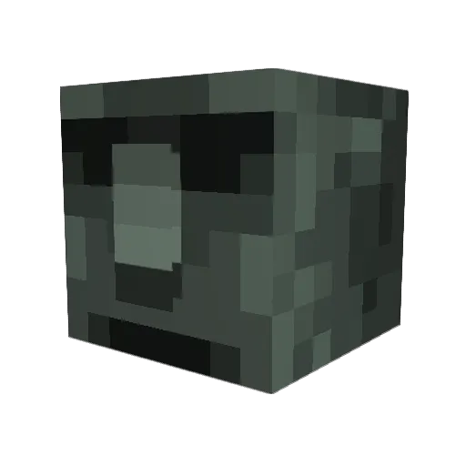 ZywOoPlay_ Minecraft avatar head, 3D render
