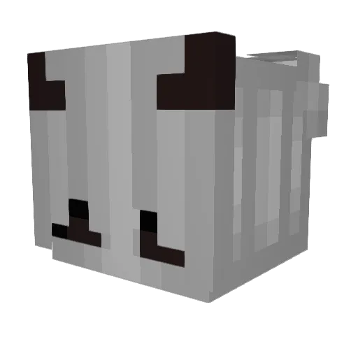 Zywls Minecraft avatar head, 3D render