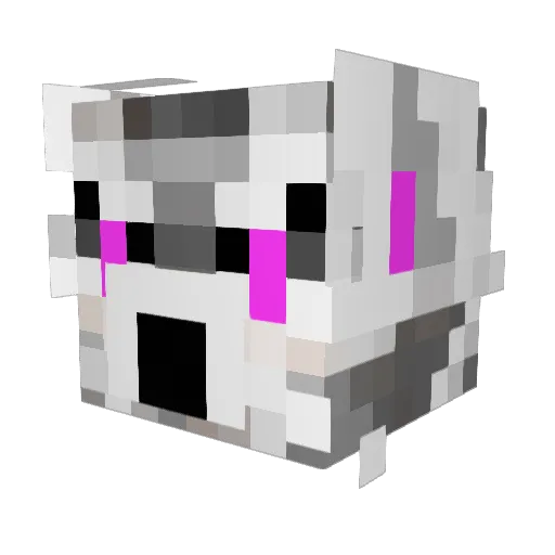 Zyxer_ Minecraft avatar head, 3D render