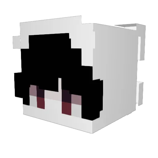 ZzCaoimhin14 Minecraft avatar head, 3D render