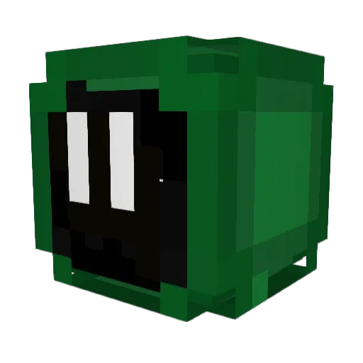 ZzFall3nVoid Minecraft avatar head, 3D render