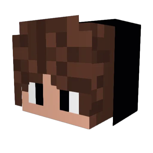 ZzLiehy_ Minecraft avatar head, 3D render