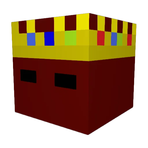 ZzLukzZ_ Minecraft avatar head, 3D render