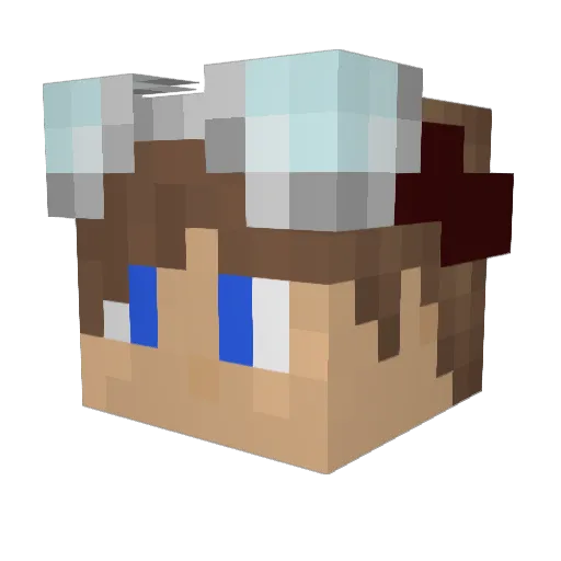 Zz_thomas_zZ Minecraft avatar head, 3D render