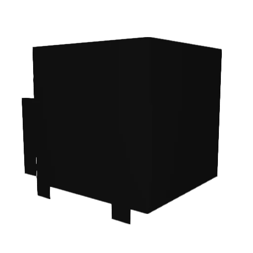 ZzaxIS_ Minecraft avatar head, 3D render