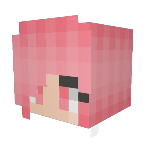 ZzmathiaszZ Minecraft avatar head, 3D render