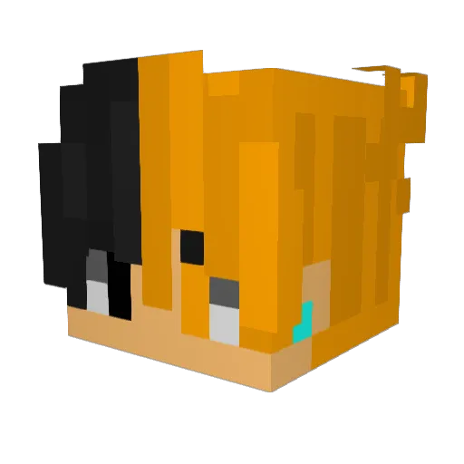 _0Mert0_ Minecraft avatar head, 3D render