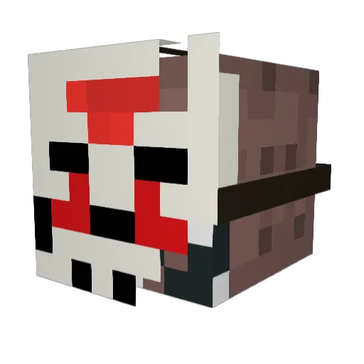 _0Nutax0_ Minecraft avatar head, 3D render