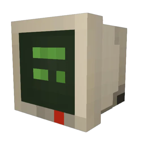 _0_Purple_0_ Minecraft avatar head, 3D render
