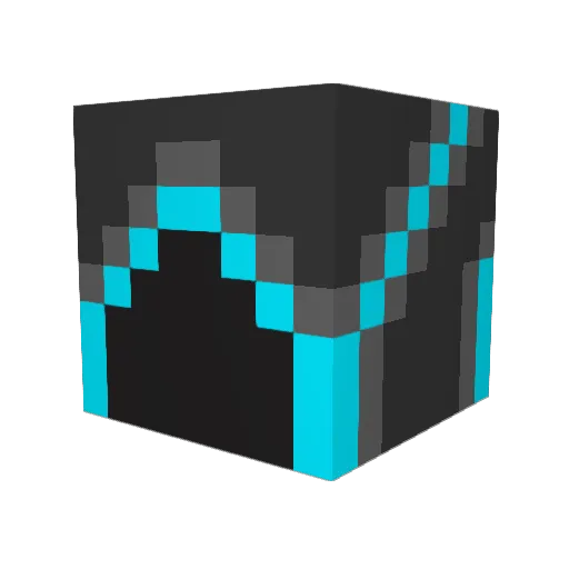 _0v3RSw4GG3D_ Minecraft avatar head, 3D render