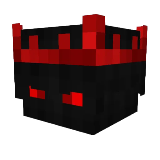 _1368 Minecraft avatar head, 3D render