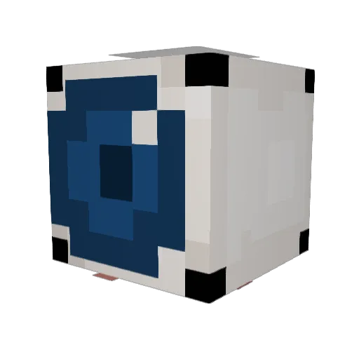 _140_ Minecraft avatar head, 3D render