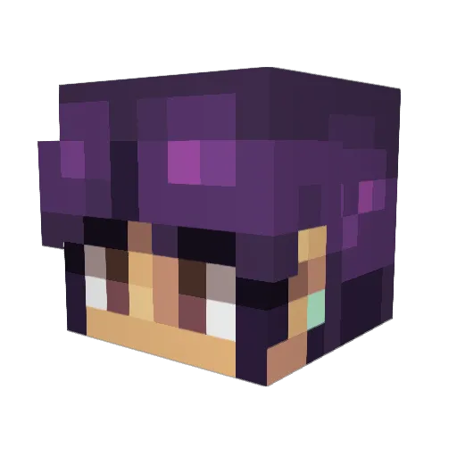 _1Mossy1_ Minecraft avatar head, 3D render