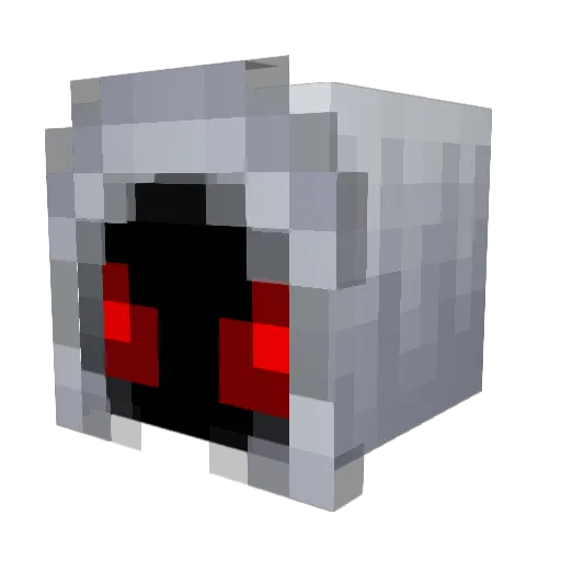 _1_1_1_1_1 Minecraft avatar head, 3D render
