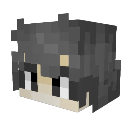 _1_Henry_1_ Minecraft avatar head, 3D render