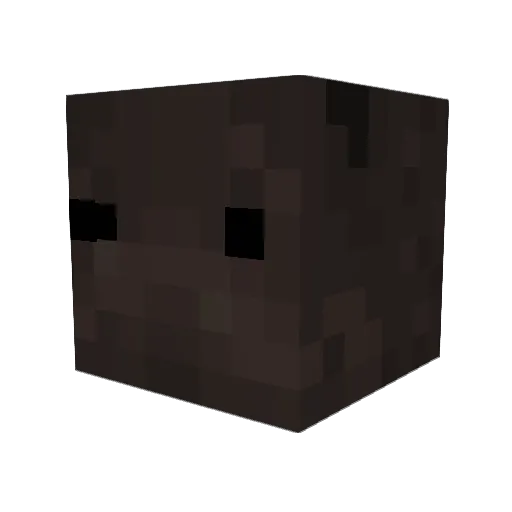 _2121 Minecraft avatar head, 3D render