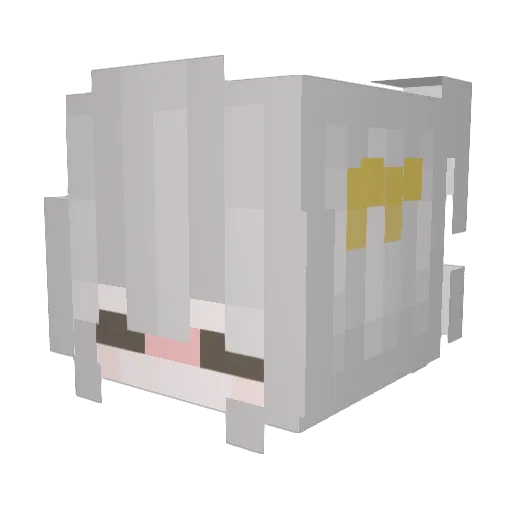 _26w Minecraft avatar head, 3D render