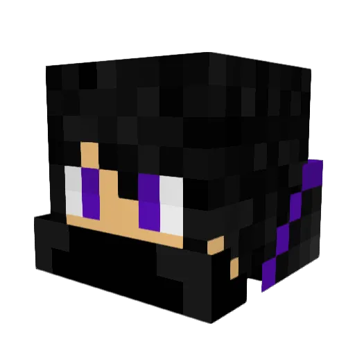 _3LYNNLARS6_ Minecraft avatar head, 3D render
