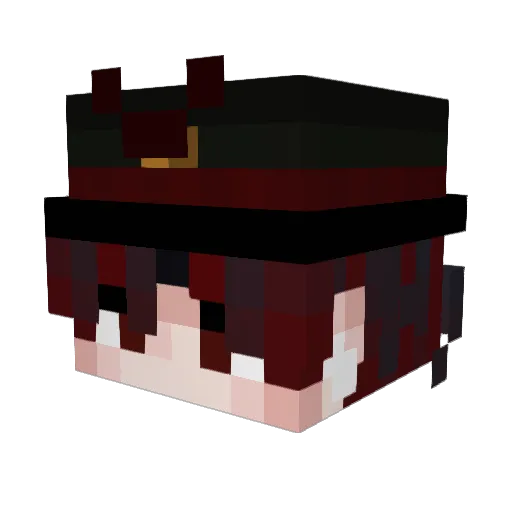 _3Luis Minecraft avatar head, 3D render