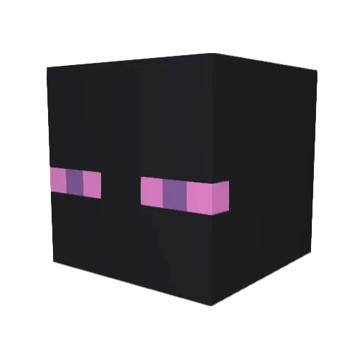 _3_Z Minecraft avatar head, 3D render
