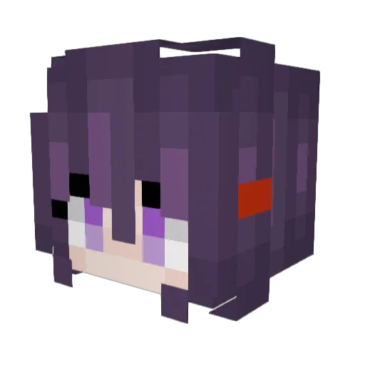 _480 Minecraft avatar head, 3D render