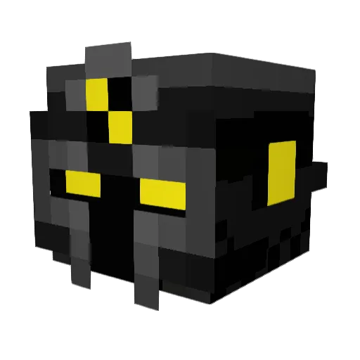 _4IpSEK_ Minecraft avatar head, 3D render